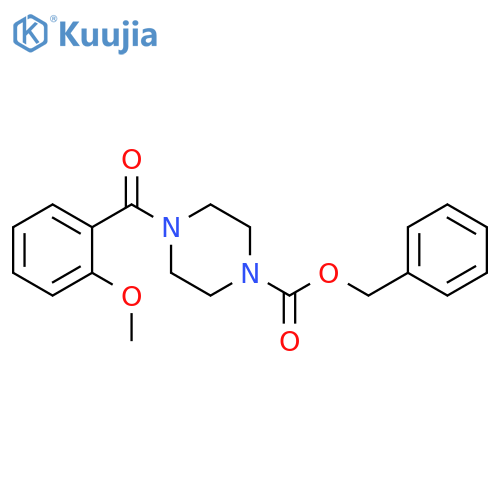 BENZYL 4-(2-METHOXYBENZOYL)PIPERAZINE-1-CARBOXYLATE structure
