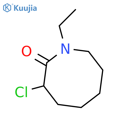 2(1H)-Azocinone, 3-chloro-1-ethylhexahydro- structure