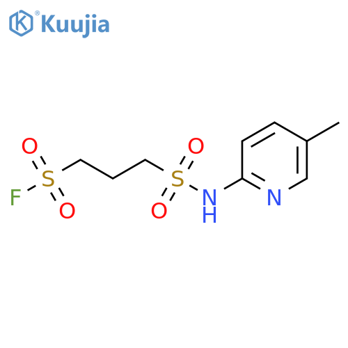 3-[(5-Methylpyridin-2-yl)sulfamoyl]propane-1-sulfonyl fluoride structure