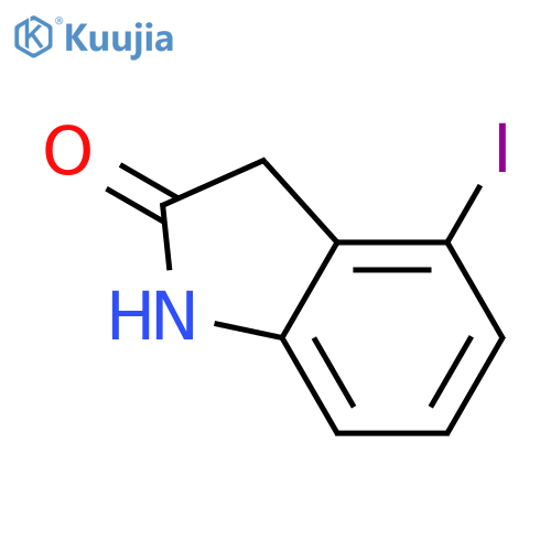 4-iodo-2,3-dihydro-1H-indol-2-one structure