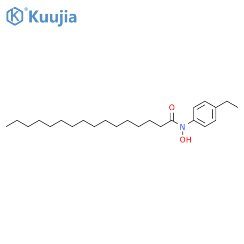 Hexadecanamide, N-(4-ethylphenyl)-N-hydroxy- structure