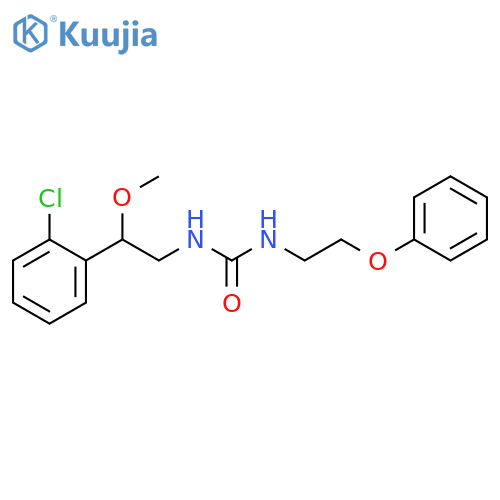 N-[2-(2-Chlorophenyl)-2-methoxyethyl]-N′-(2-phenoxyethyl)urea structure