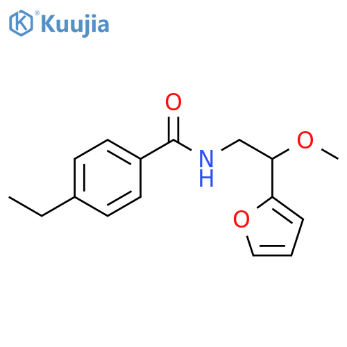 4-Ethyl-N-[2-(2-furanyl)-2-methoxyethyl]benzamide structure