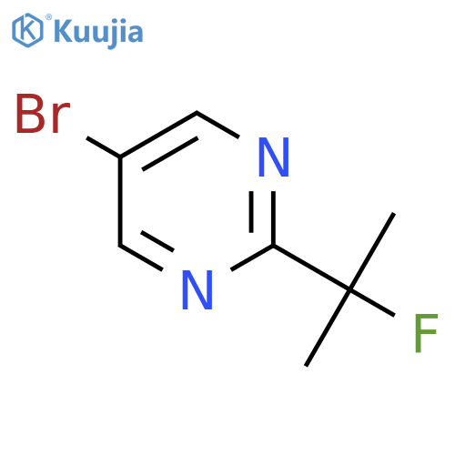 5-Bromo-2-(2-fluoropropan-2-yl)pyrimidine structure