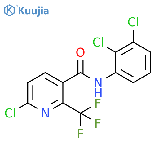 3-Pyridinecarboxamide, 6-chloro-N-(2,3-dichlorophenyl)-2-(trifluoromethyl)- structure