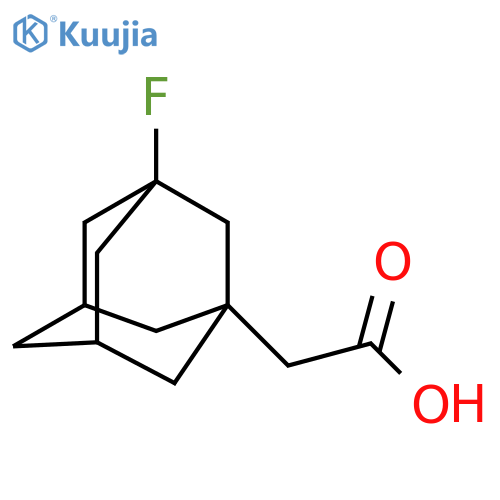 2-(3-Fluoroadamantan-1-yl)acetic acid structure