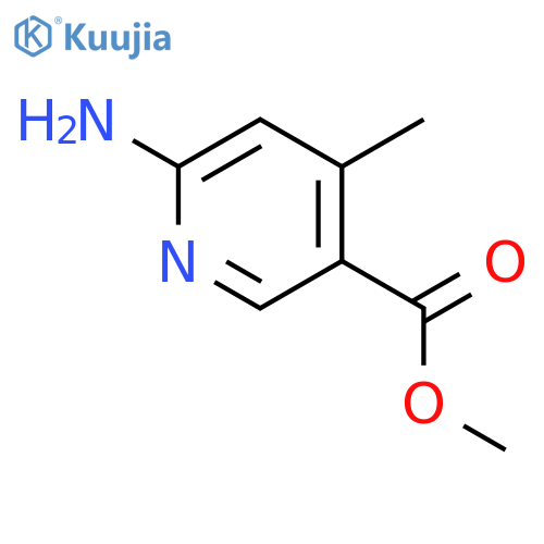 methyl 6-amino-4-methyl-pyridine-3-carboxylate structure