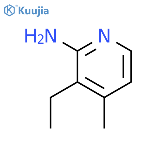 2-Pyridinamine,3-ethyl-4-methyl- structure
