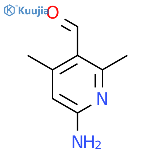 3-Pyridinecarboxaldehyde,6-amino-2,4-dimethyl- structure
