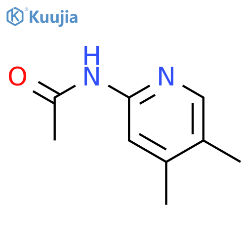 2-Acetylamino-4,5-dimethyl pyridine structure