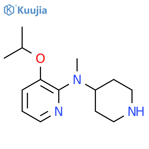 2-Pyridinamine, N-methyl-3-(1-methylethoxy)-N-4-piperidinyl- structure