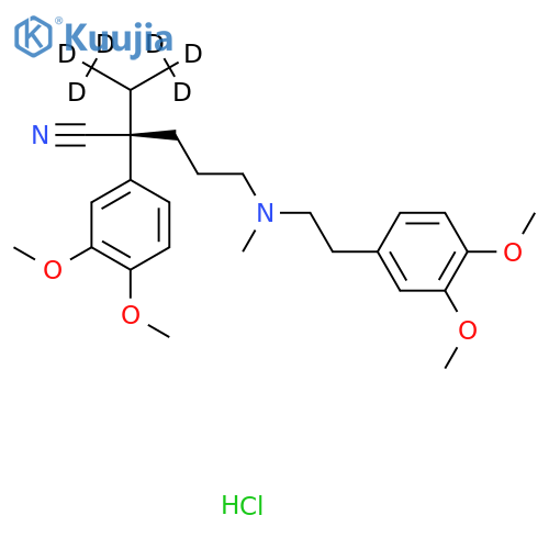 (R)-(+)-Verapamil-d6 Hydrochloride structure