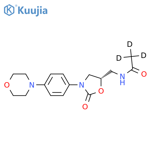 Defluoro Linezolid-d3 structure
