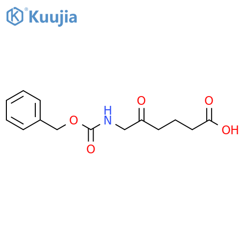Hexanoic acid, 5-oxo-6-[[(phenylmethoxy)carbonyl]amino]- structure