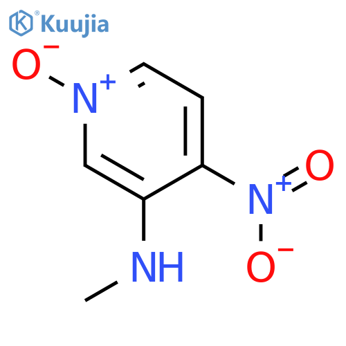 3-Pyridinamine, N-methyl-4-nitro-, 1-oxide structure