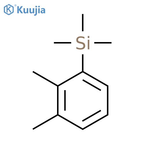 Benzene,1,2-dimethyl-3-(trimethylsilyl)- structure