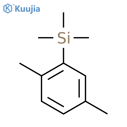 Silane, (2,5-dimethylphenyl)trimethyl- structure