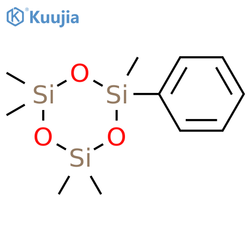 2,2,4,4,6-pentamethyl-6-phenyl-1,3,5,2,4,6-trioxatrisilinane structure
