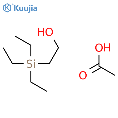 Ethanol, 2-(triethylsilyl)-, acetate structure