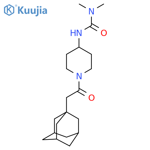 1-{1-[2-(Adamantan-1-YL)acetyl]piperidin-4-YL}-3,3-dimethylurea structure