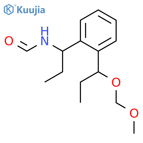Formamide, N-[(1S)-1-[2-[(1S)-1-(methoxymethoxy)propyl]phenyl]propyl]- structure