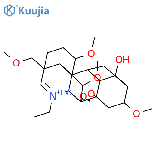 4-Methylaconit-19(N)-ene-1,6,7,8,14,16,18-heptol; (1α,5β,6β,14α,16β)-form, 7,8-Methylene ether, O1,O6,O16,O18-tetra-Me, N-Et structure