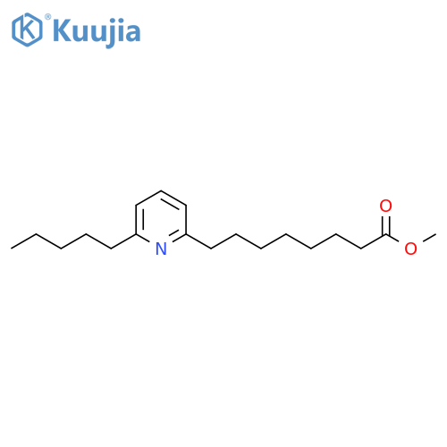 2-Pyridineoctanoic acid, 6-pentyl-, methyl ester structure