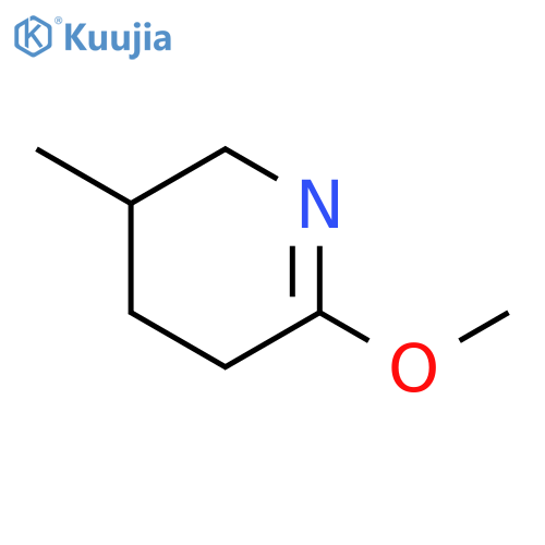 Pyridine, 2,3,4,5-tetrahydro-6-methoxy-3-methyl- structure