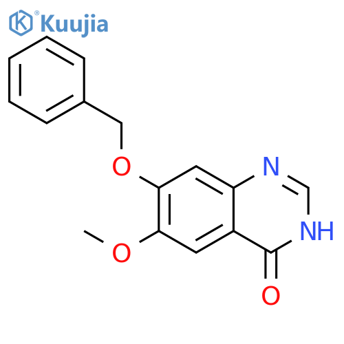 7-(benzyloxy)-6-methoxy-1,4-dihydroquinazolin-4-one structure