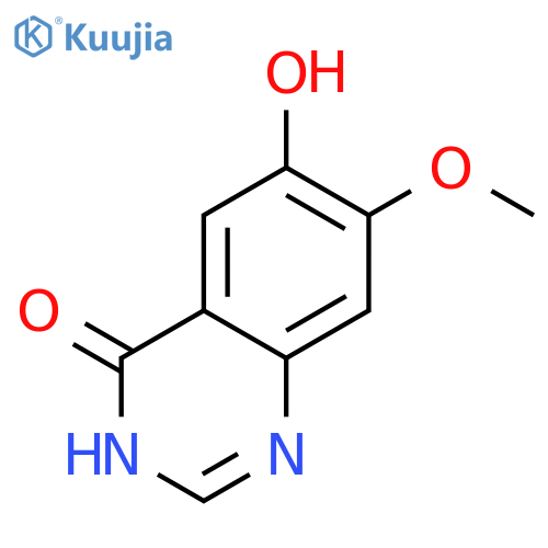 6-Hydroxy-7-methoxy-3,4-dihydroquinazolin-4-one structure