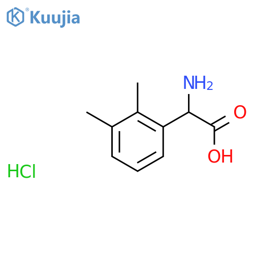 2-Amino-2-(2,3-dimethylphenyl)acetic acid hydrochloride structure