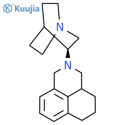 2-((S)-Quinuclidin-3-yl)-2,3,3a,4,5,6-hexahydro-1H-benzodeisoquinoline structure