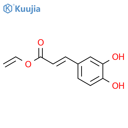 2-Propenoic acid,3-(3,4-dihydroxyphenyl)-, ethenyl ester, (2E)- structure