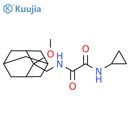 N1-Cyclopropyl-N2-[(2-methoxytricyclo[3.3.1.13,7]dec-2-yl)methyl]ethanediamide structure