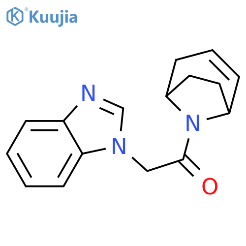 1-(8-azabicyclo[3.2.1]oct-3-en-8-yl)-2-(benzimidazol-1-yl)ethanone structure