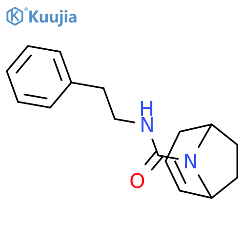 N-(2-Phenylethyl)-8-azabicyclo[3.2.1]oct-2-ene-8-carboxamide structure