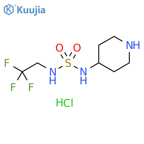 (Piperidin-4-yl)sulfamoyl(2,2,2-trifluoroethyl)amine Hydrochloride structure