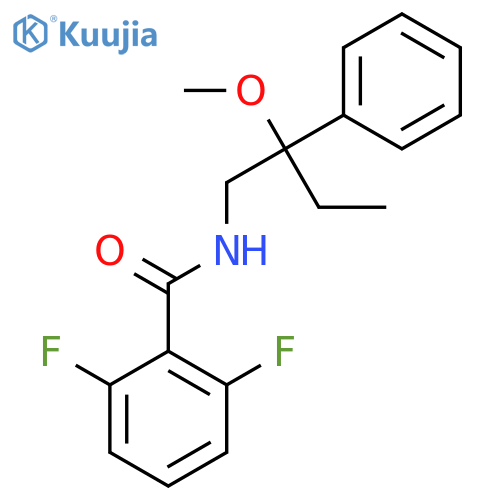 2,6-difluoro-N-(2-methoxy-2-phenylbutyl)benzamide structure