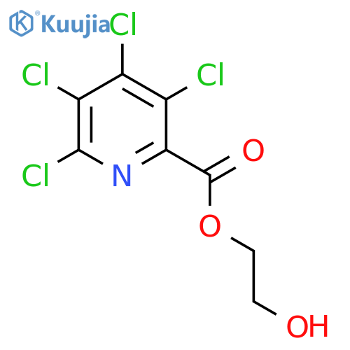 2-Hydroxyethyl 3,4,5,6-tetrachloropyridine-2-carboxylate structure