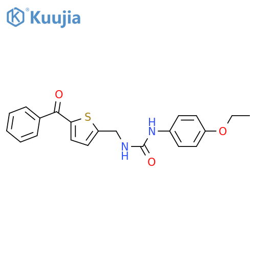 3-[(5-benzoylthiophen-2-yl)methyl]-1-(4-ethoxyphenyl)urea structure