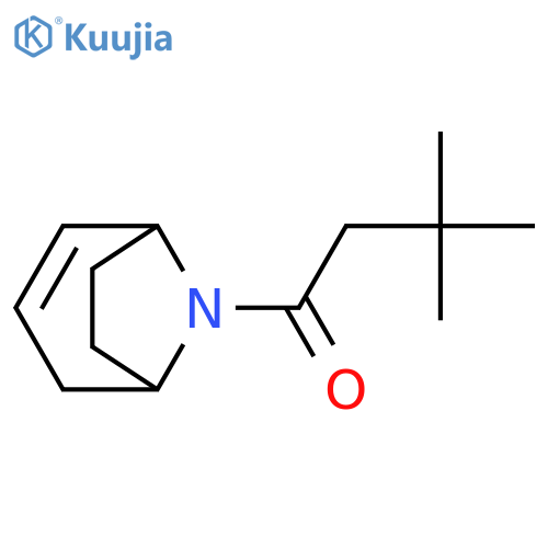 1-(8-azabicyclo[3.2.1]oct-3-en-8-yl)-3,3-dimethylbutan-1-one structure