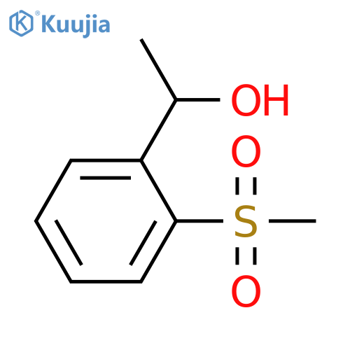 α-Methyl-2-(methylsulfonyl)benzenemethanol structure