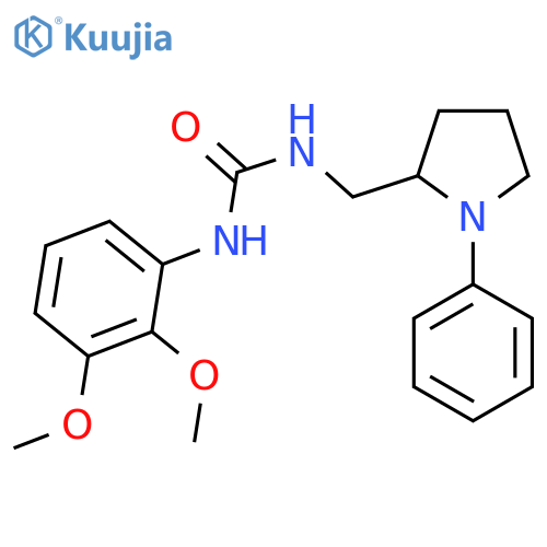1-(2,3-dimethoxyphenyl)-3-[(1-phenylpyrrolidin-2-yl)methyl]urea structure