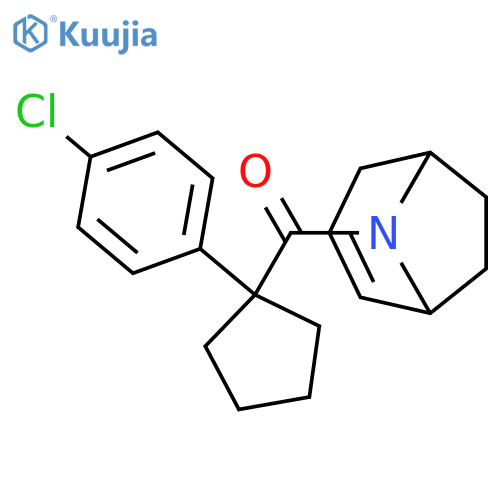 8-Azabicyclo[3.2.1]oct-2-en-8-yl[1-(4-chlorophenyl)cyclopentyl]methanone structure
