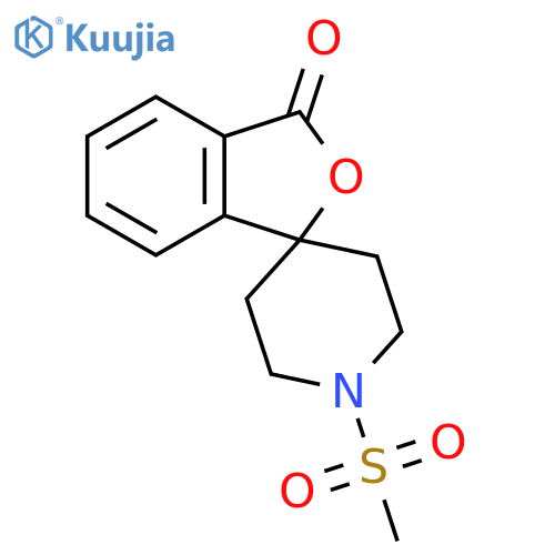 1'-methanesulfonyl-3H-spiro[2-benzofuran-1,4'-piperidine]-3-one structure