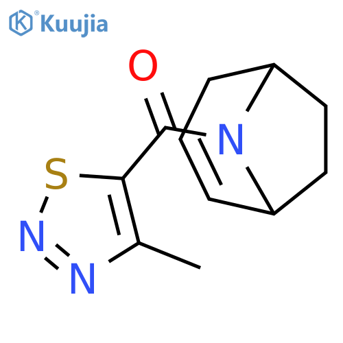 Methanone, 8-azabicyclo[3.2.1]oct-2-en-8-yl(4-methyl-1,2,3-thiadiazol-5-yl)- structure
