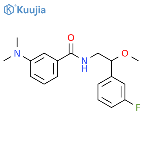Benzamide, 3-(dimethylamino)-N-[2-(3-fluorophenyl)-2-methoxyethyl]- structure