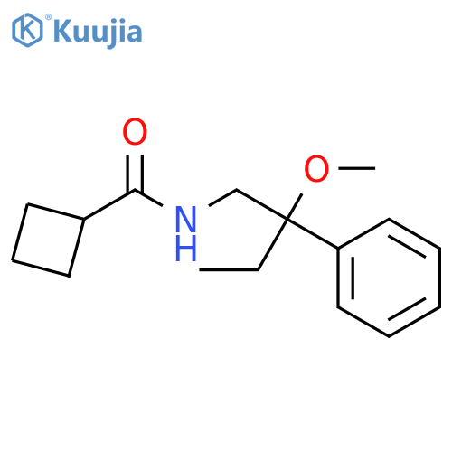 Cyclobutanecarboxamide, N-(2-methoxy-2-phenylbutyl)- structure