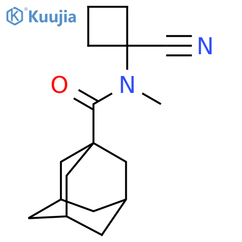 n-(1-Cyanocyclobutyl)-n-methyladamantane-1-carboxamide structure