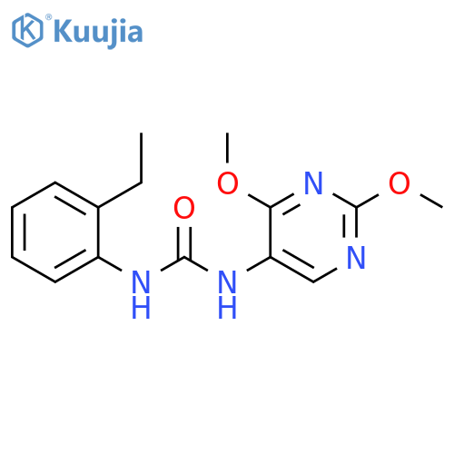 3-(2,4-dimethoxypyrimidin-5-yl)-1-(2-ethylphenyl)urea structure
